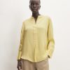 The Hammered Satin Popover Shirt | Raffia