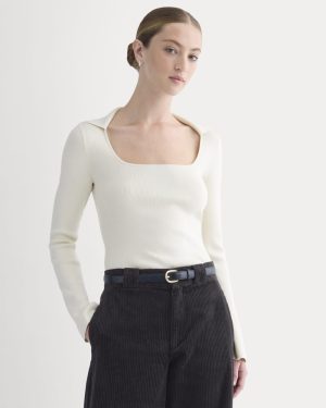 Knit Scoop-Neck Top | Birch