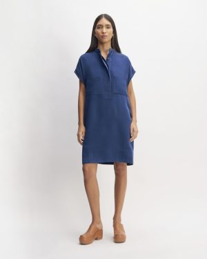 The TENCEL™ Easy Workwear Dress | Bellwether Blue