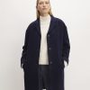 The Italian ReWool® Cocoon Coat | Navy