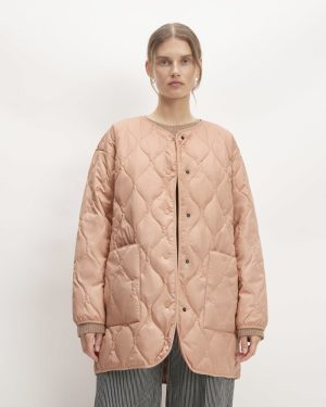 The Quilted Liner | Blush Pink