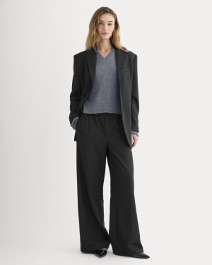 The Pull-On Trouser in Tailor Twill | Black