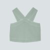 The Cross-Front Apron Top | Sea Glass