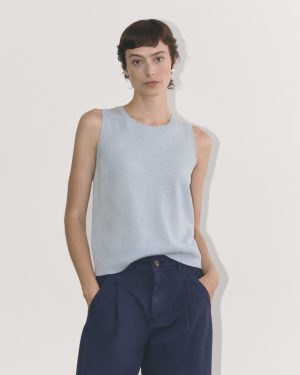 The Classic Tank in Cashmere | Sky Blue
