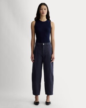 The Utility Barrel Pant | Navy | Regular