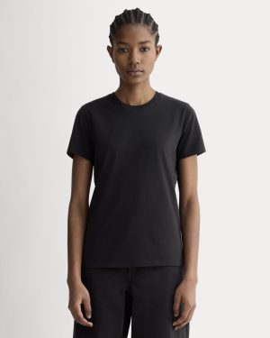 The Slim Crew in Essential Cotton | Black
