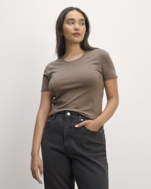 The Form Tee | Taupe