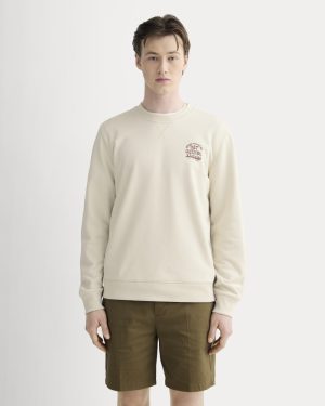 The Everlane x Parks Project French Terry Crew | Natural / Brown