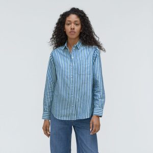 The Must-Have Oxford Shirt | Lapis Blue / Bright Jade / Optic White
