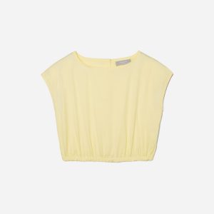 The Bubble Top | Pastel Yellow