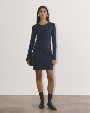 The Form Mini Dress | Navy