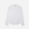 The Button Smock Top | White