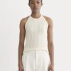 The Cable Halter in Cotton Cashmere | Birch