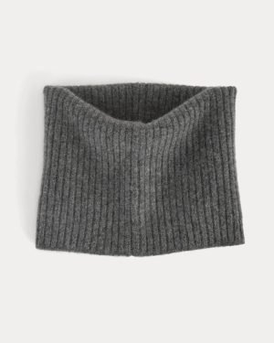 Cashmere Snood | Heather Mid Grey