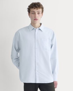 Oversized Oxford Shirt | Light Blue