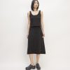 The Cozy-Stretch Skirt | Charcoal