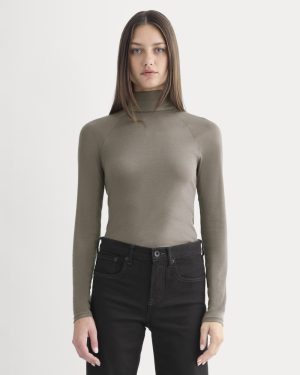 Tie-Neck Top in Butterluxe | Taupe
