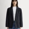 The Denim Chore Blazer |  Black