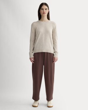 The Off-Duty Barrel Pant | Dark Mahogany