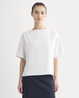 Drapey Crepe Top | Birch