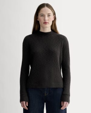 The Cozy Rib Funnel-Neck | Black
