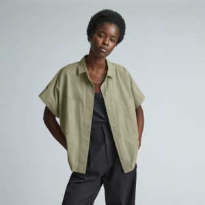 The Short-Sleeve Box Shirt | Seagrass