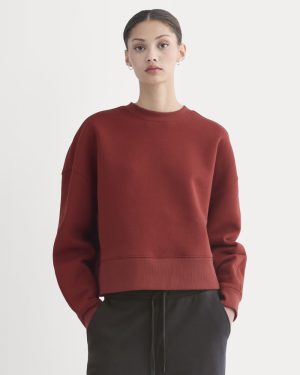Luxe Fleece Sweatshirt | Merlot