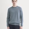 The Cashmere Crew | Denim Blue