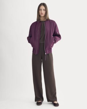 Drapey Crepe Pant | Dark Chocolate