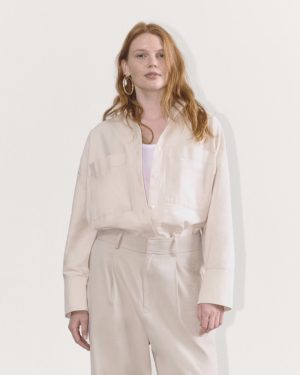 The Boxy Oxford | Whisper Pink