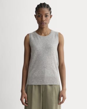 The Classic Tank in Cashmere | Light Heather Grey