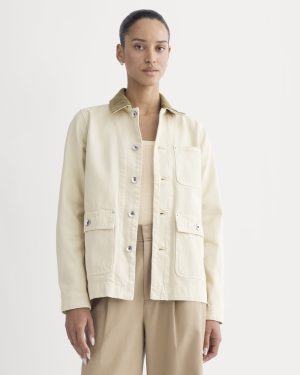 The Ranch Jacket | Garment-Dyed White / Cream