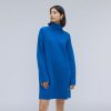 The Cozy Stretch Turtleneck Dress | Heathered Lapis Blue