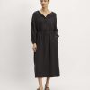The TENCEL™ Gathered Maxi Dress | Black