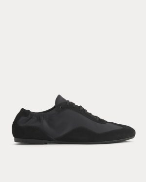 Ballet Sneaker | Black Suede