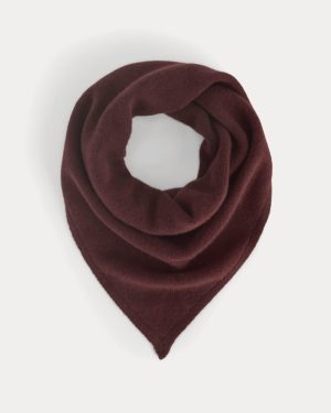 Cashmere Lovergirl Large Kerchief | Burgundy