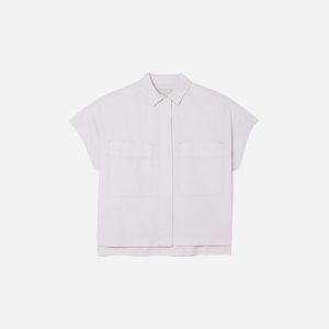 The Short-Sleeve Box Shirt | Dusty Lavender