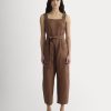 The Utility Coverall in Linen | Cedarwood