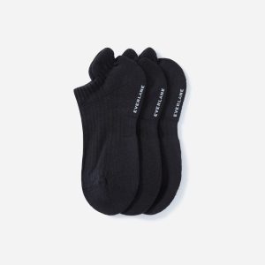 The Organic Cotton Ankle Sock 3-Pack | Black
