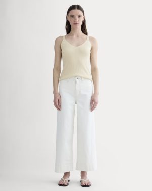 The Mariner Cropped Jean | Calico Ecru