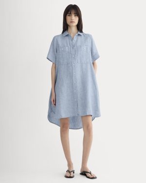 The Daytripper Dress in Linen | Chambray