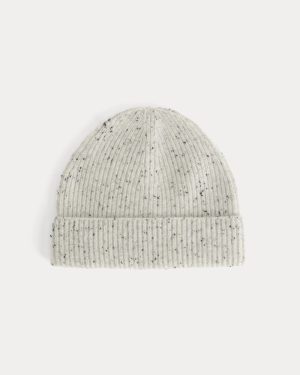 The Cashmere Ribbed Beanie | Frost Donegal