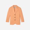 The '80s Blazer | Orange Chiffon