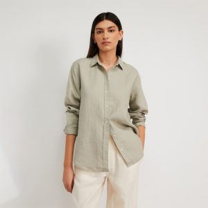 The Must-Have Shirt in Linen | Seagrass