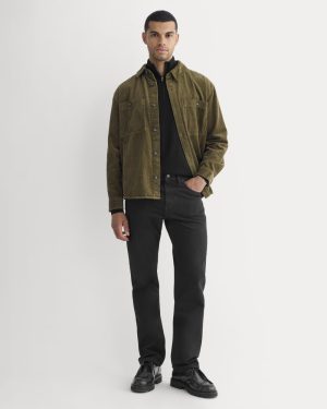 Straight-Leg Stretch Jean | Black