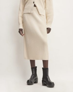 The Organic Cotton Sweater Midi Skirt | Canvas