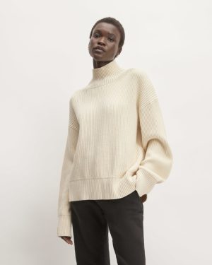 The Organic Cotton Ribbed Turtleneck | Canvas