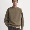 Luxe Fleece Crew Pullover | Deep Taupe
