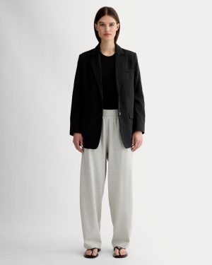 The Off-Duty Barrel Pant | Pale Heather Grey
