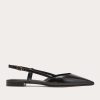 The Studio Slingback Flat | Black